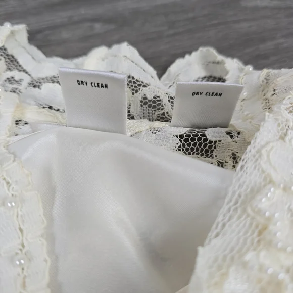 Laura Ashley Lace Blouse with Attached Camisole - Picture 11 of 13